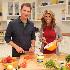 Bobby Flay and Lori Loughlin