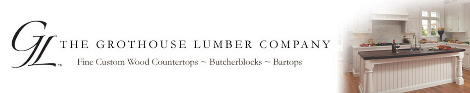 Grothouse Lumber Customer Wood Countertops, Butcherblocks and surfaces.