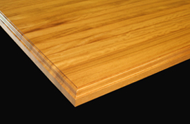 Edge Grain Iroko with Standard Roman Ogee