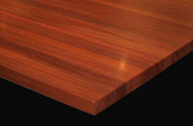Edge Grain Santos Mahogany with Roundover Edge Profile