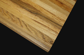 Edge Grain Burmese Teak with Roundover Edge Detail
