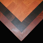 Cherry Wenge and Brazilian Cherry Stripe