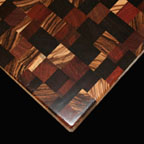 Mixed End Grain Exotic Woods