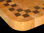 End Grain Cherry and Walnut