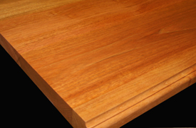 Flat Grain Burmese Teak with Bead and Cove Edge Detail