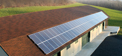 Solar Panels at The Grothouse Lumber Company