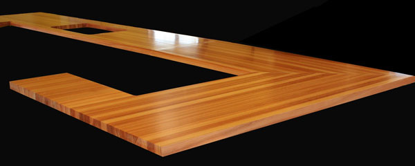 Edge Grain Lyptus Bar
