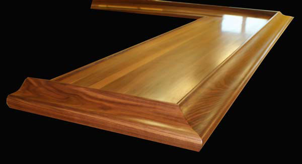 Walnut Bar with Chicago Bar Rail and Durata permanent finish