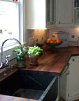 Custom cutouts for sinks, stoves and faucets