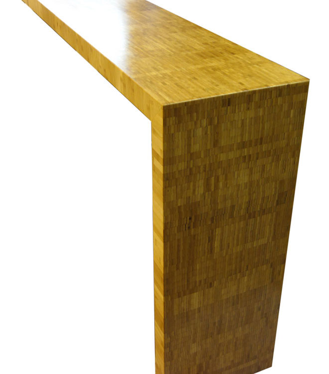 Bamboo Waterfall Pastore Wood Countertops