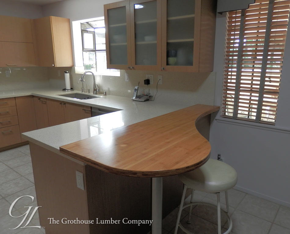 Carbonized Bamboo Wood Counter in Las Vegas