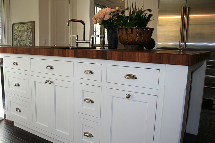 Sapele Mahogany Butcher Block Countertop in Edgewater, MD
