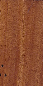 African Mahogany Wood with Deer Hide Stock Stain