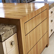 Alder Wood Countertop in North Dakota