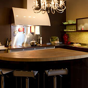 Natural Bamboo Kitchen Island Countertop