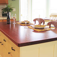 Brazilian Cherry Wood Counter California