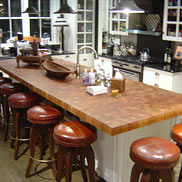 Teak Butcher Block Countertop in New York, NY