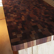 Random Mix Butcher Block Countertop in NH