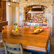 Sapele Mahogany Large Island Countertop