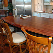 Mahogany Wood Countertop in Gainesville, Florida