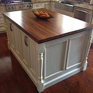 Sapele Mahogany Wood Countertop in Sylvania, OH