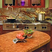 Maple Butcher Block Countertop in California