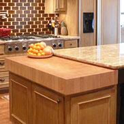 Maple Butcher Block Countertop in Texas