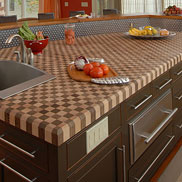 Maple with Wenge Butcher Block Countertop