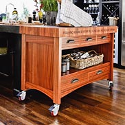 Sapele Mahogany Butcher Block Countertop KOTY 2011