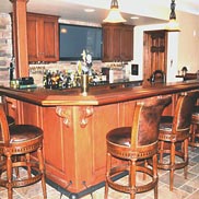 Sapele Mahogany Wood Bar Top MD