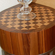 Walnut with Maple Butcher Block Countertop