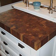 Walnut Butcher Block Countertop in NJ