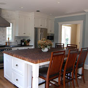 Black Walnut Butcher Block Countertop in New Jersey
