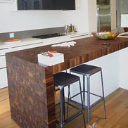 Walnut Butcher Block Countertop in Illinois