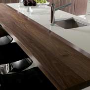 Walnut Wood Counter