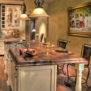 Walnut Wood countertop for Kitchen Island