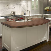 Walnut Kitchen Island