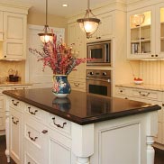 Wenge Kitchen Island Wood Countertop