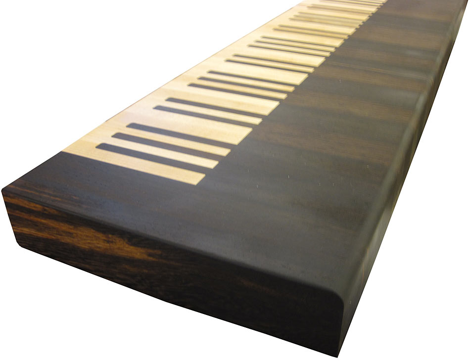 Wenge with Maple Butcher Block Countertop in Kansas City