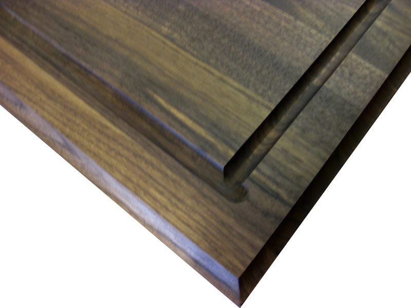 Wood Countertop with juice groove