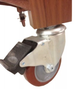 House Beautiful Butcher Block Casters