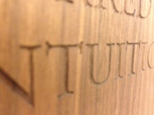 House Beautiful Butcher Block Engraving