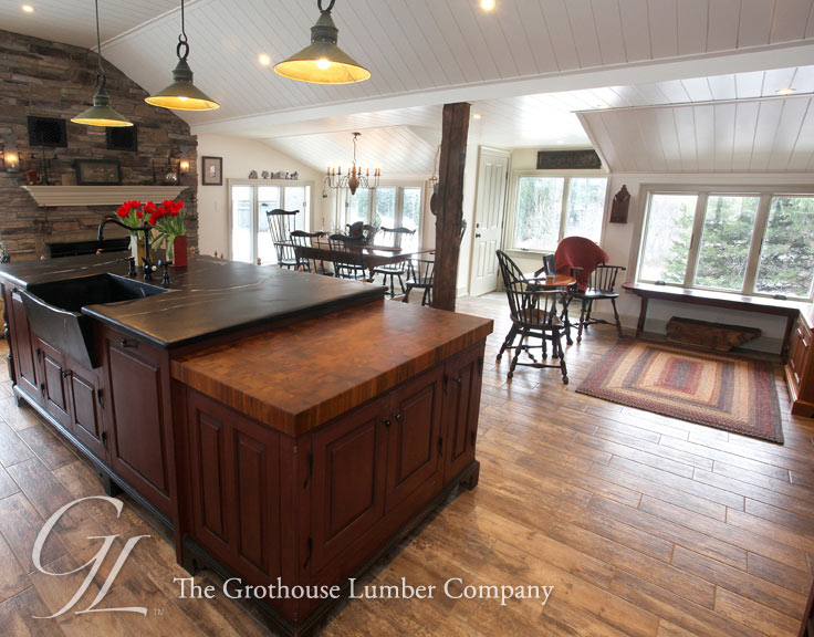 Teak Butcher Block Countertop Old Forge Pennsylvania 18518
