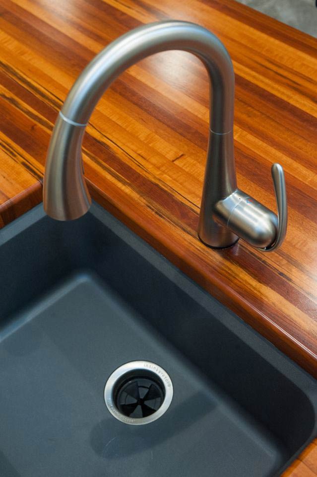 Wood Countertops with Sinks by Grothouse